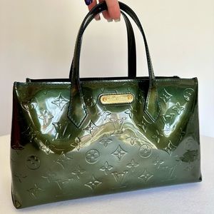 Louis Vuitton Whilshire PM Green Vernis